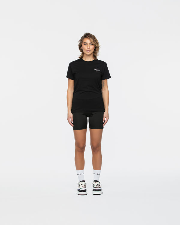 Qunto Slim T-Shirt Black