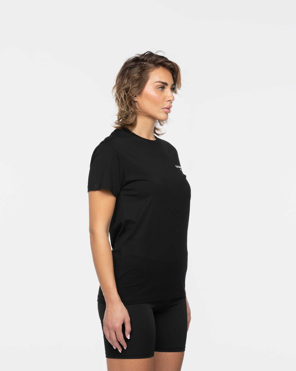 Qunto Slim T-Shirt Black