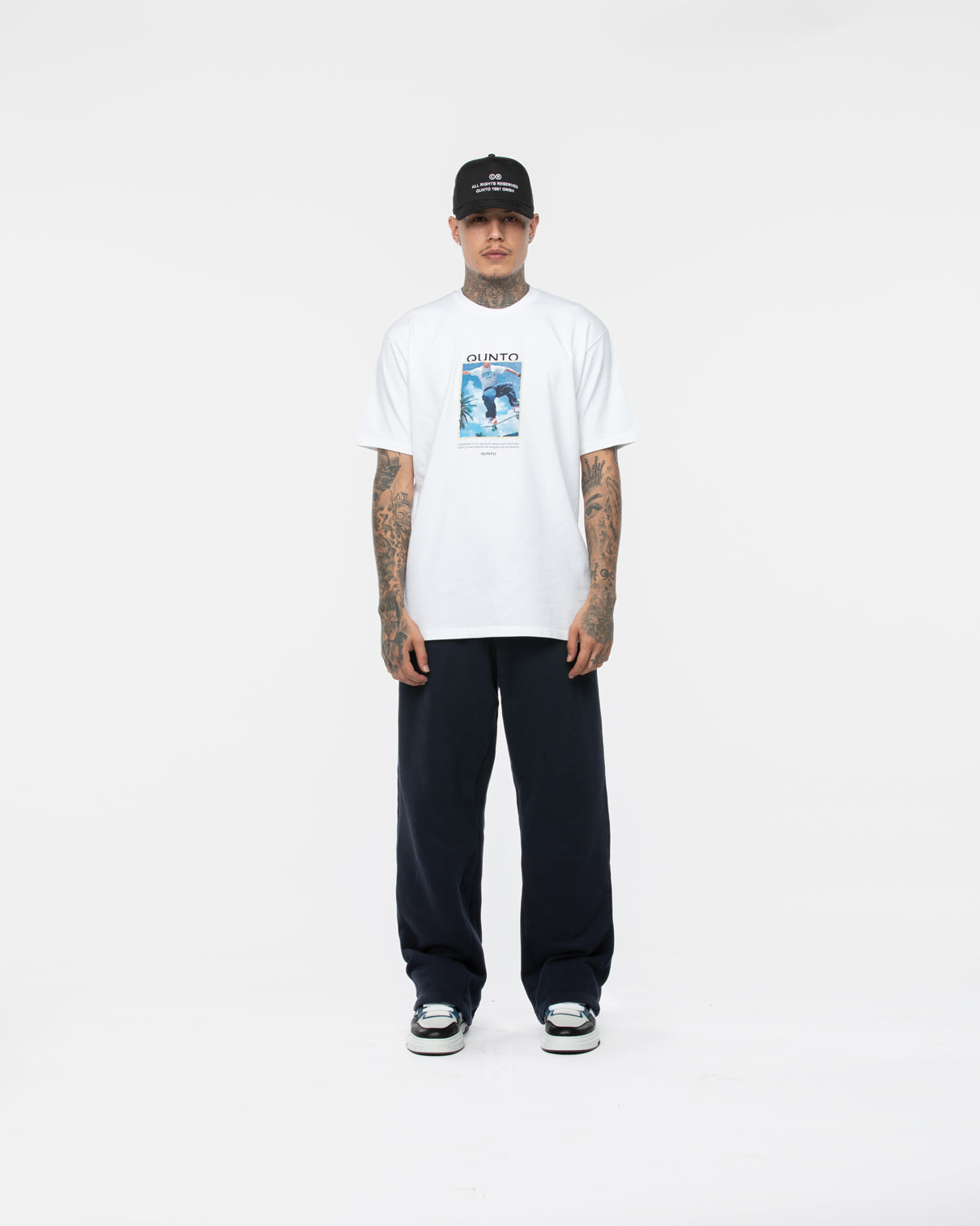 Qunto SK8 T-Shirt White