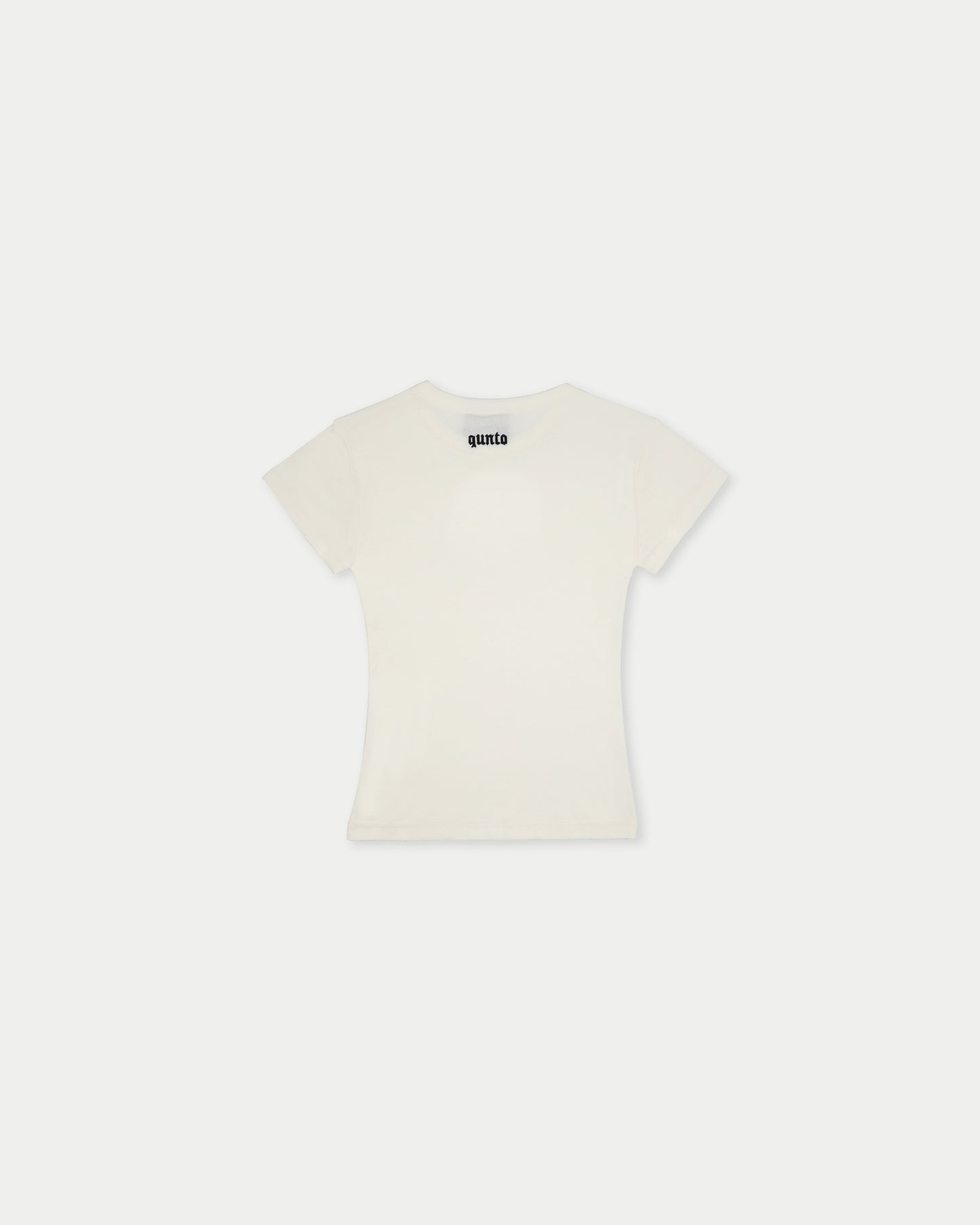 W ESSENTIALS BABY TEE WHITE