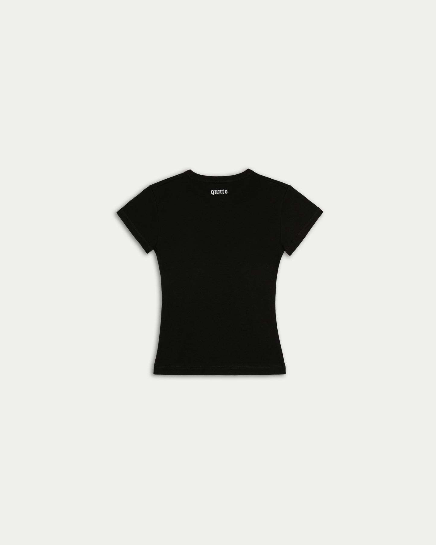W ESSENTIALS BABY TEE BLACK