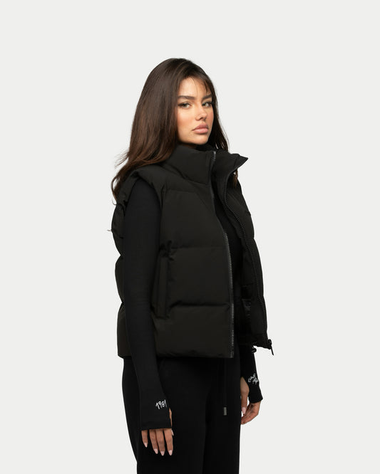 Super Puffer Vest Black W