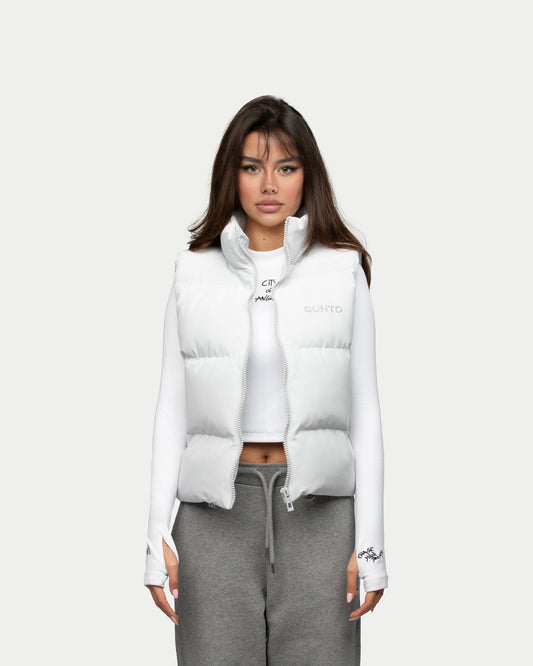 Super Puffer Vest Silver W