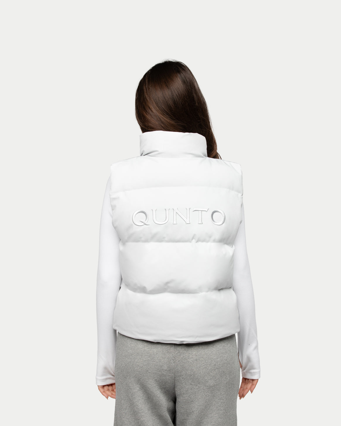 Super Puffer Vest Silver W