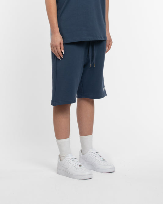 QUNTO LOGO SHORTS BLUE