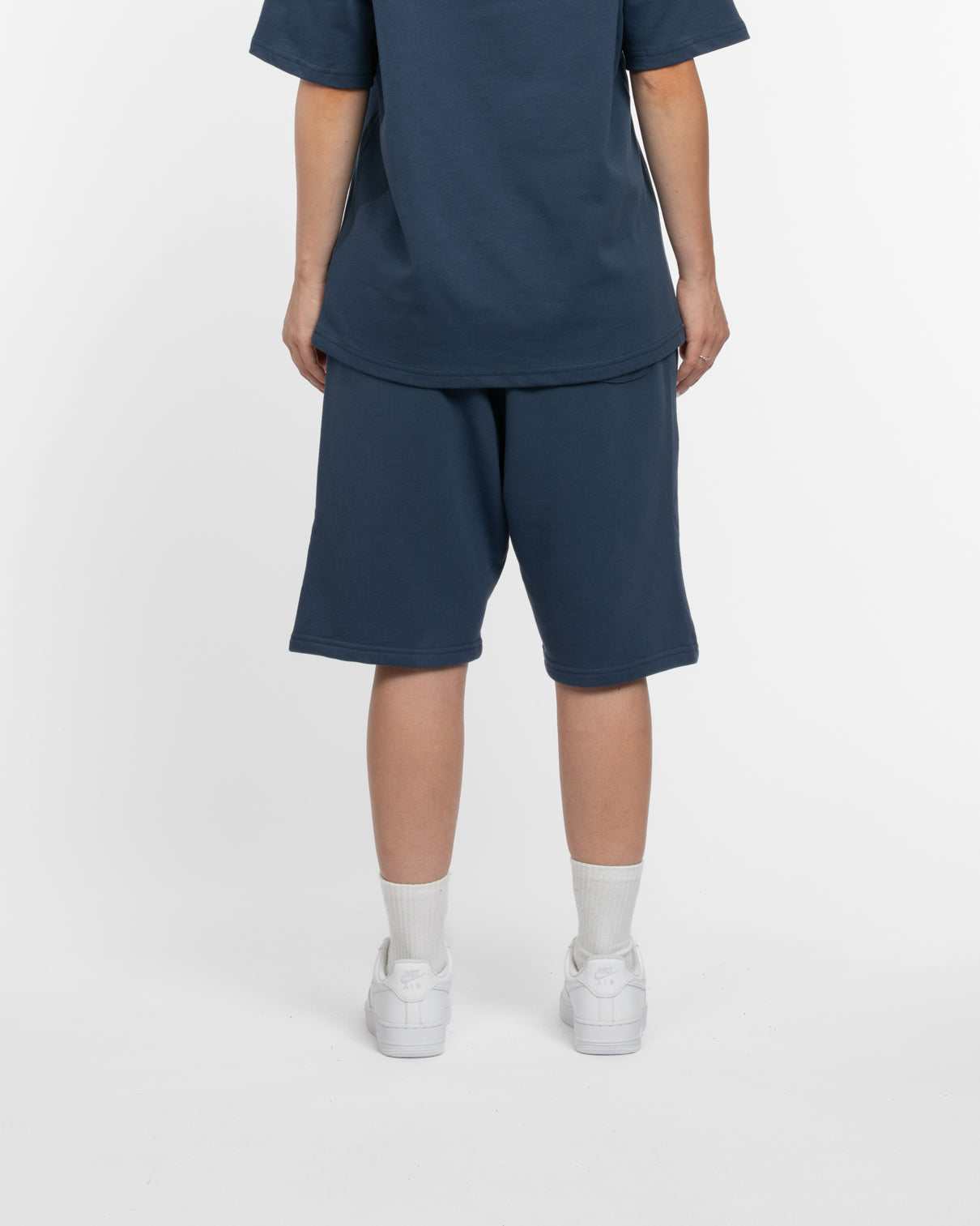 QUNTO LOGO SHORTS BLUE