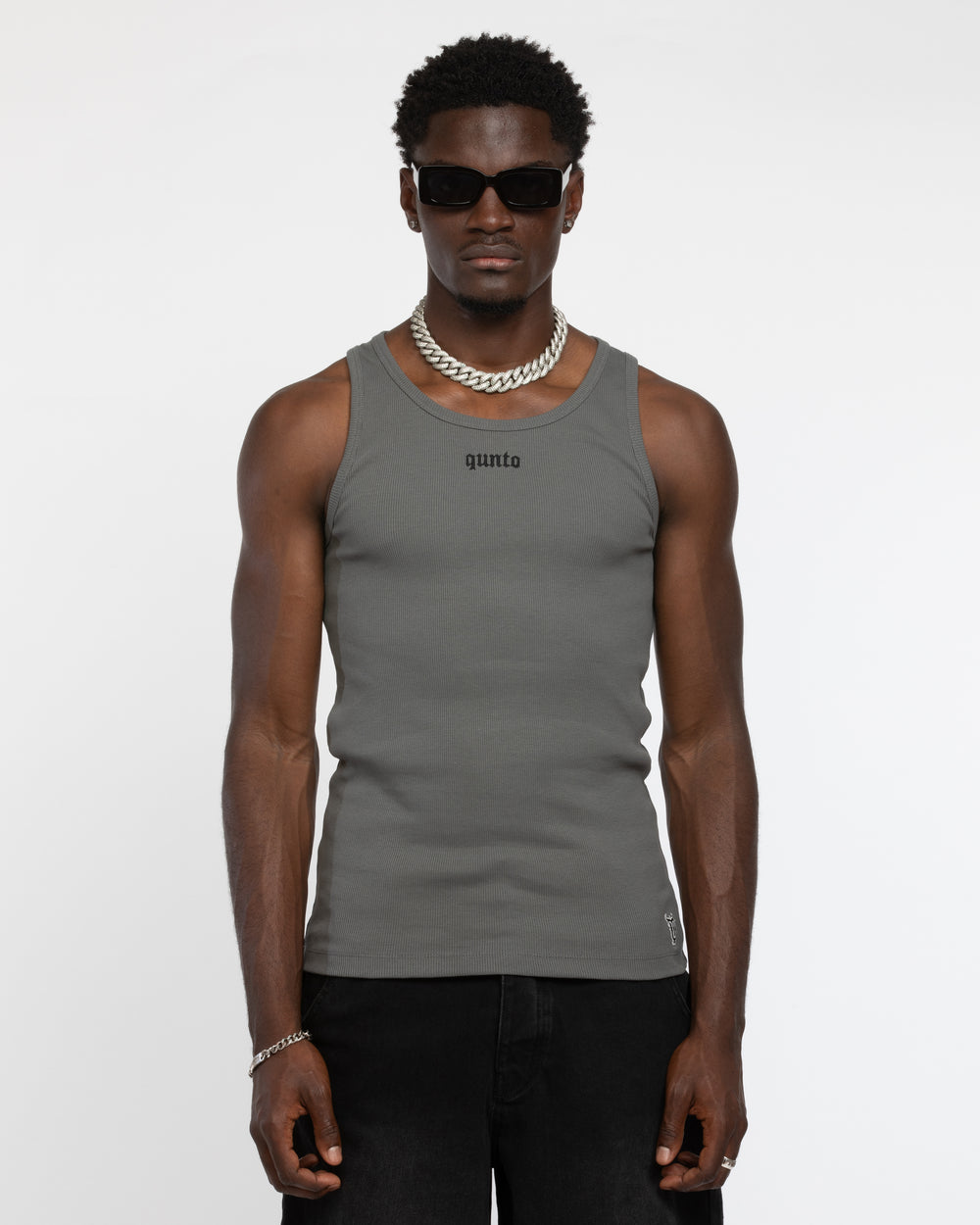 ESSENTIALS TANK TOP GREY