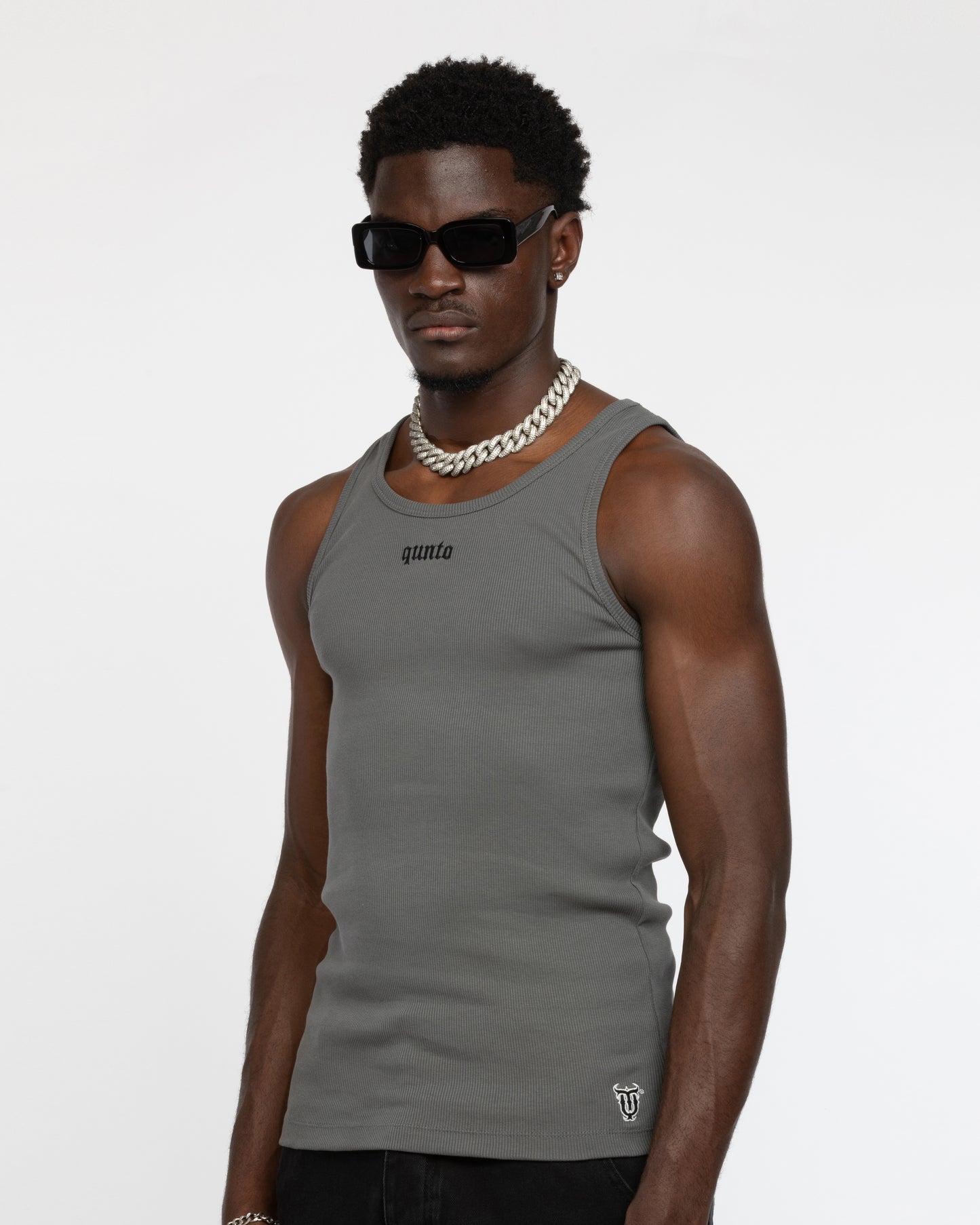 ESSENTIALS TANK TOP GREY