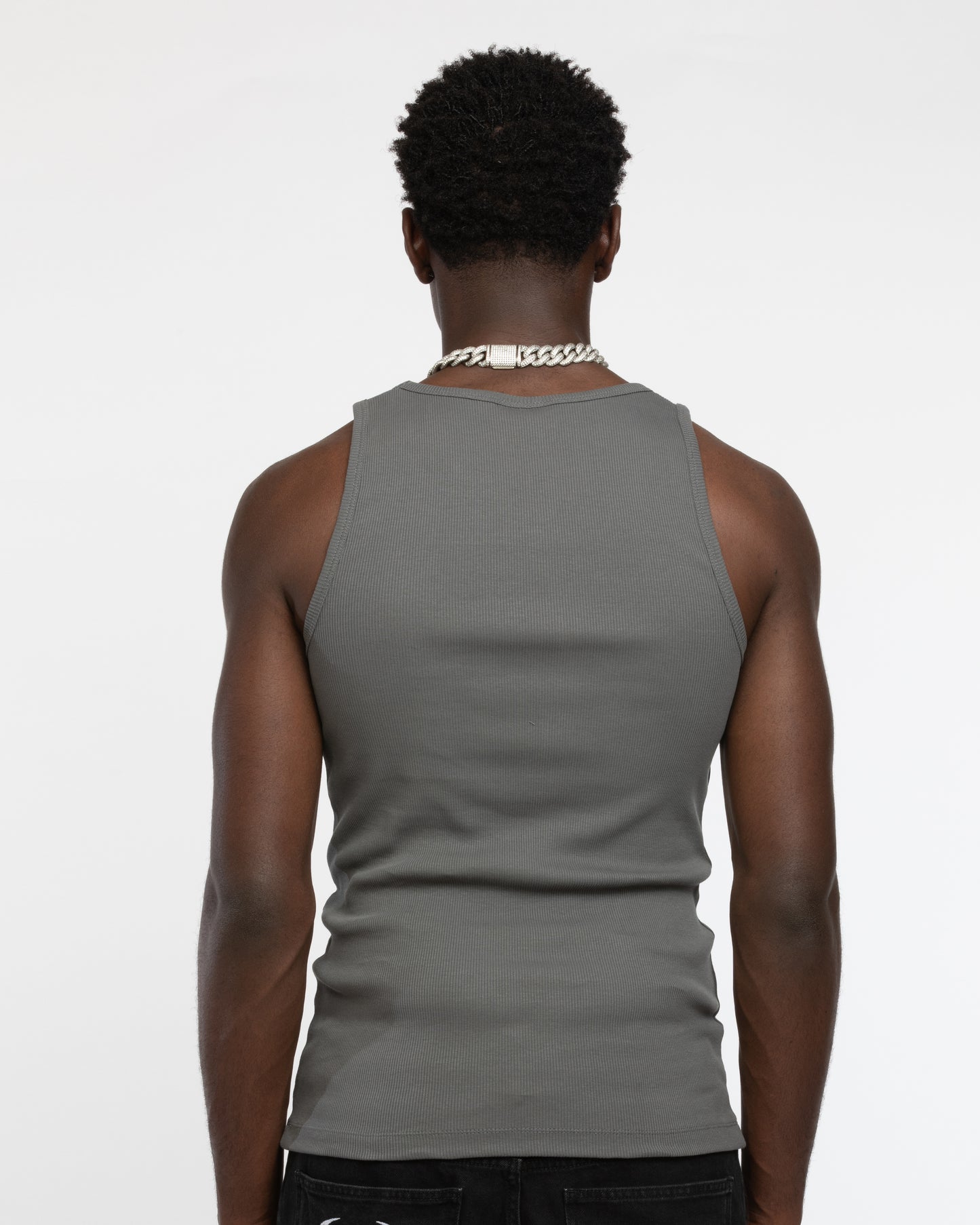 ESSENTIALS TANK TOP GREY