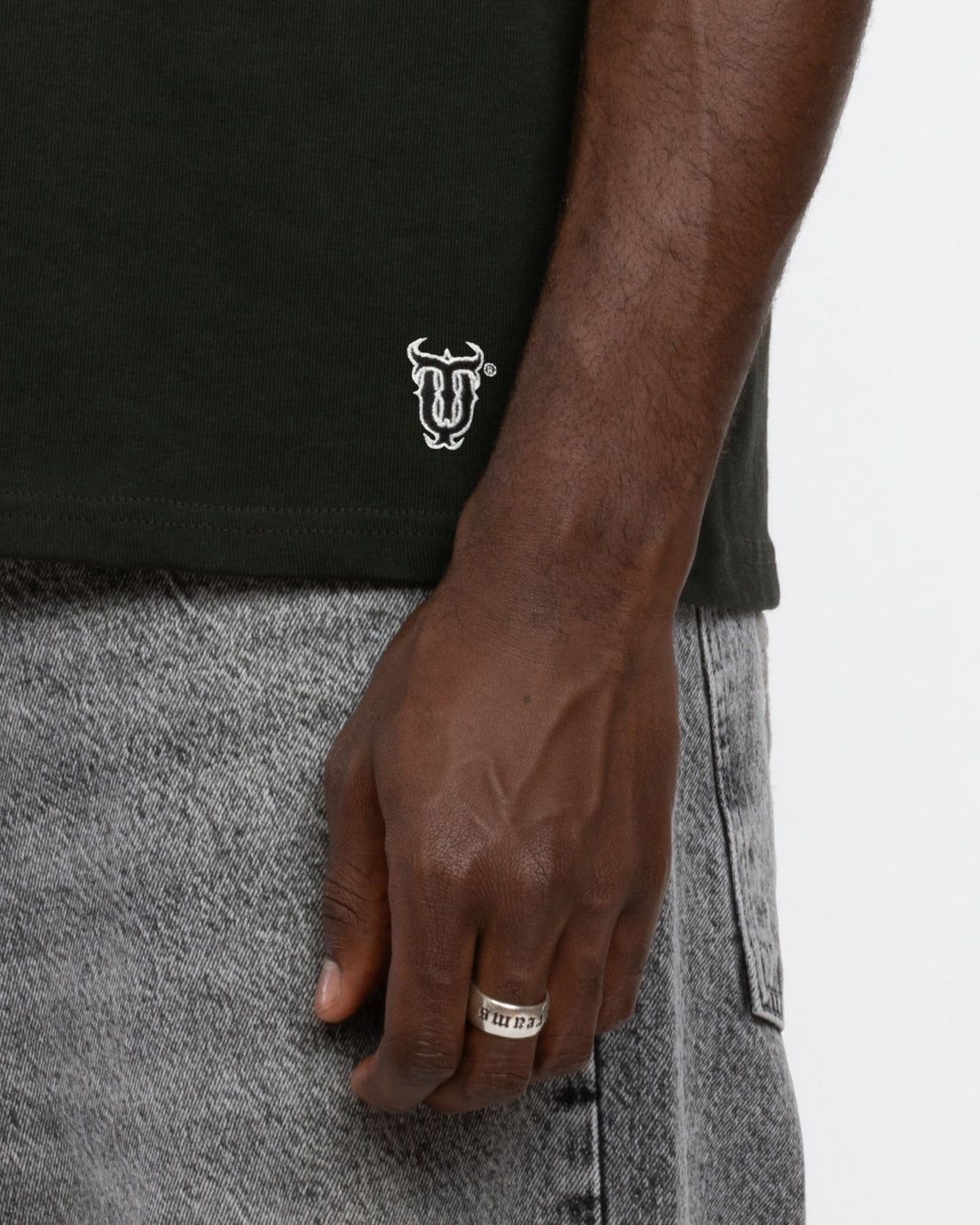 QT BLACK ON BLACK TSHIRT