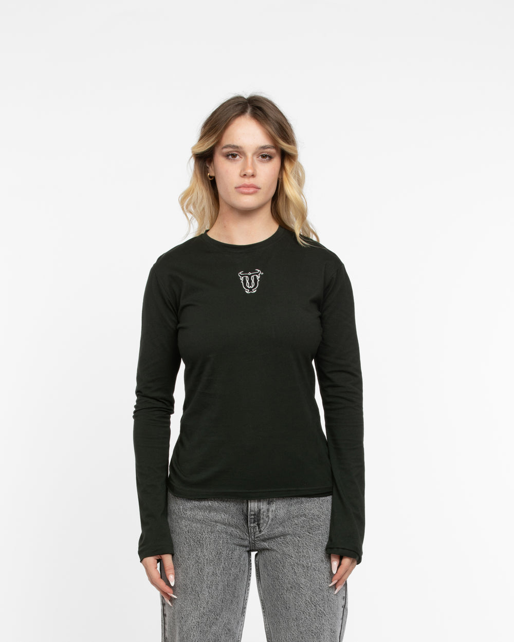 Long Sleeve Stripes Black