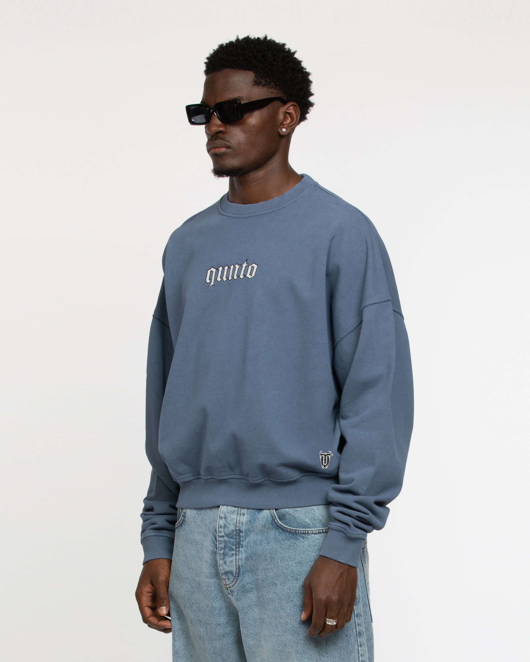 ESSENTIALS BLUE SWEATER