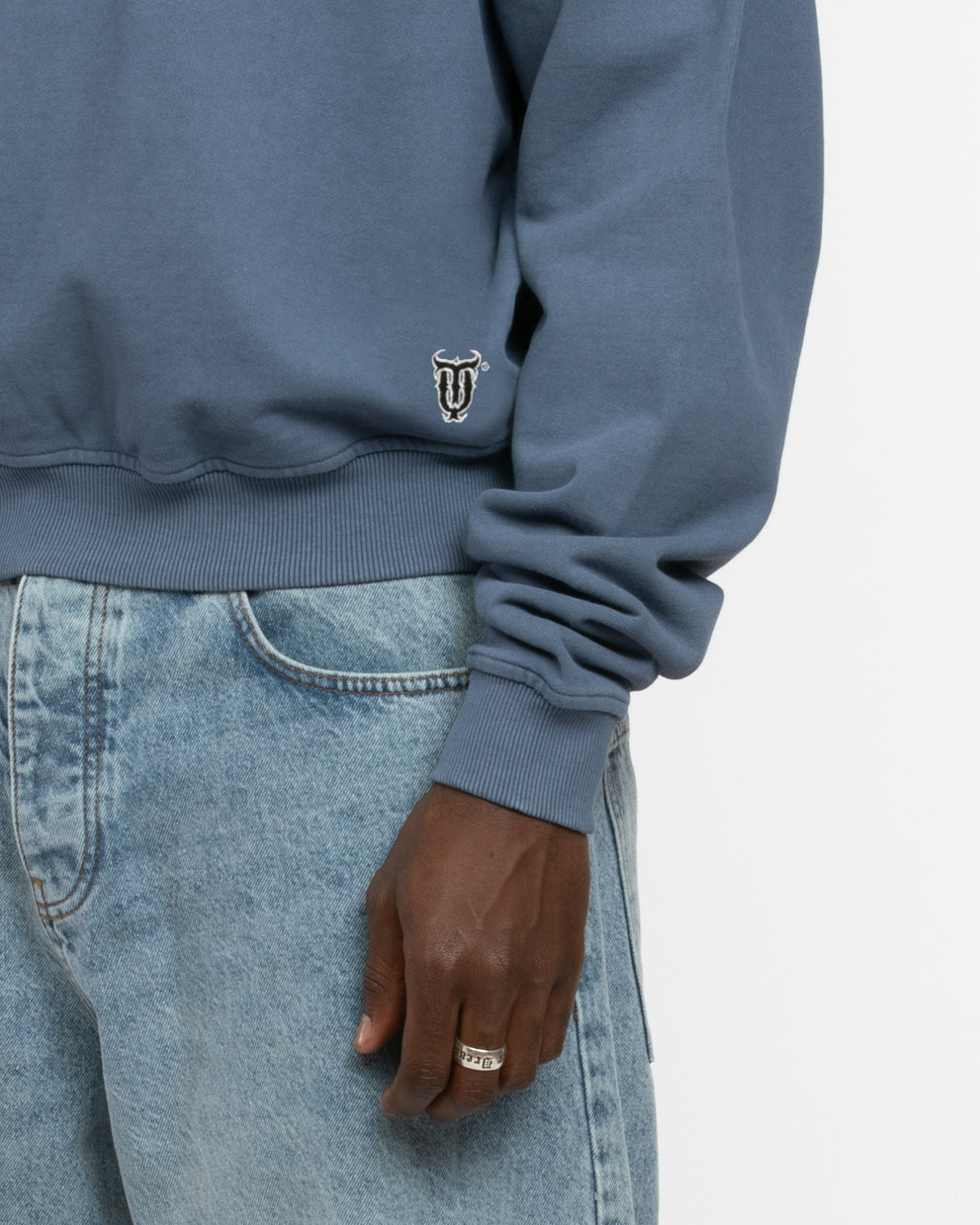 ESSENTIAL BLUE SWEATER