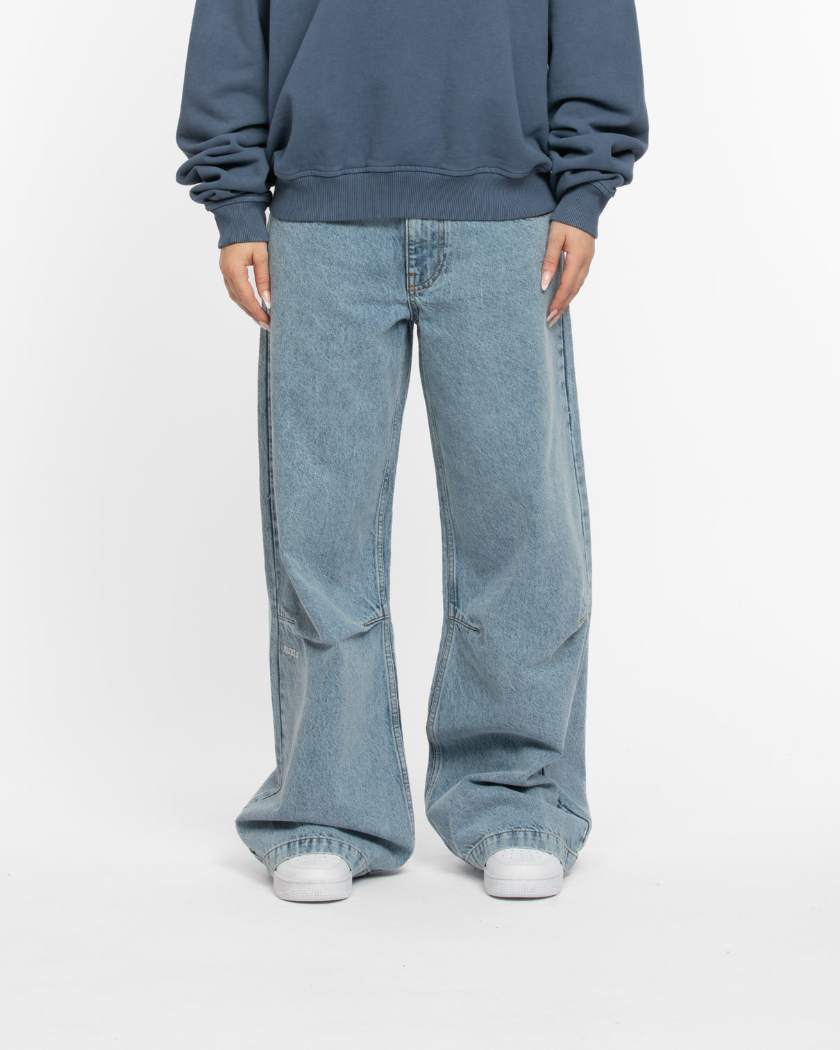 W BAGGY JEANS BLUE