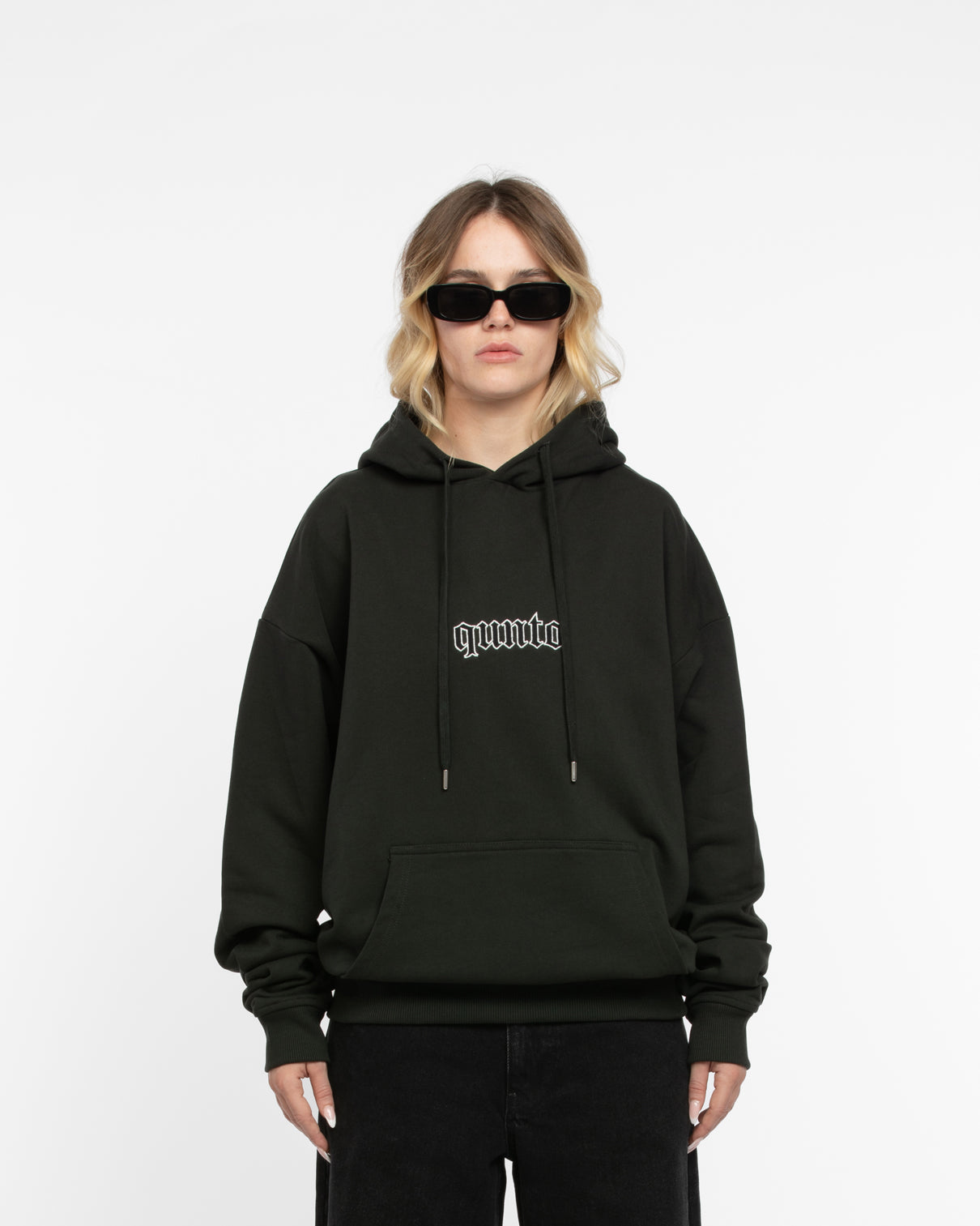 ESSENTIALS BLACK HOODIE