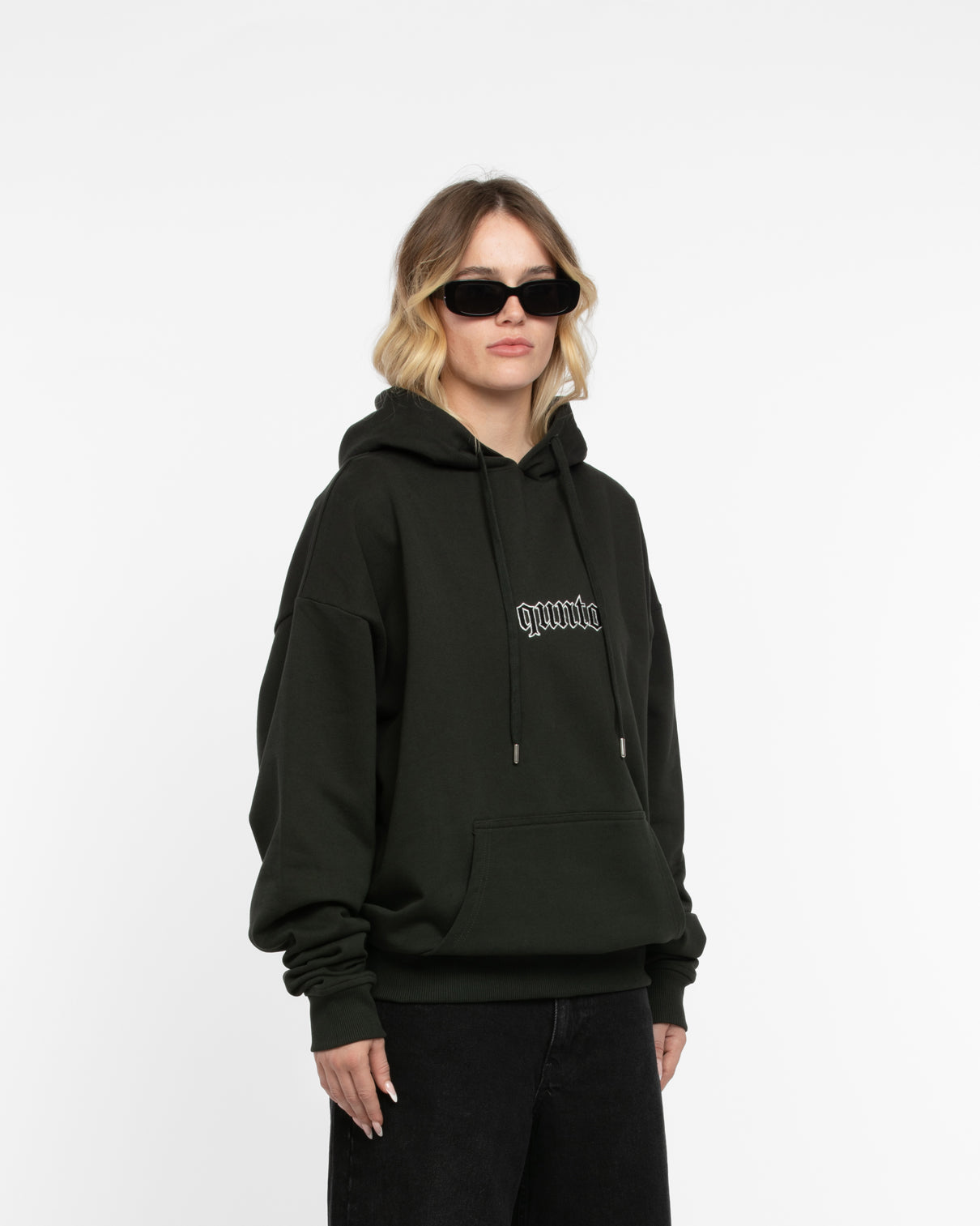 ESSENTIALS BLACK HOODIE