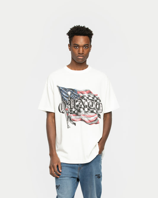 AMERICAN FLAGS T WHITE