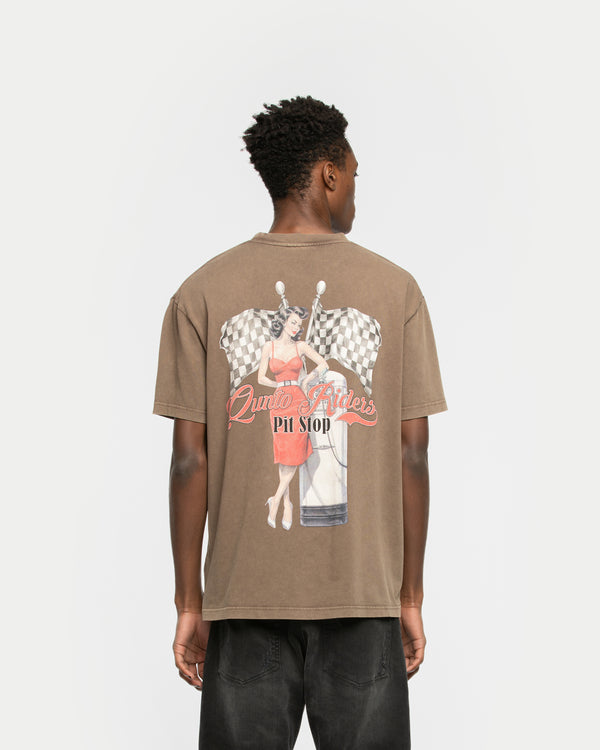 Pit Stop T-Shirt Mad Brown