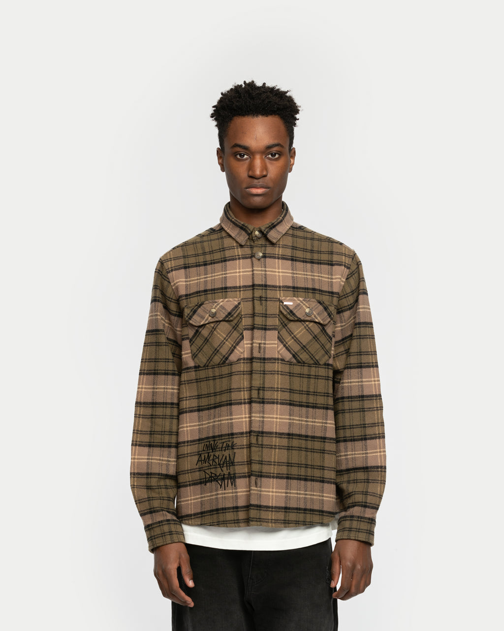 Warning Flannel Shirt