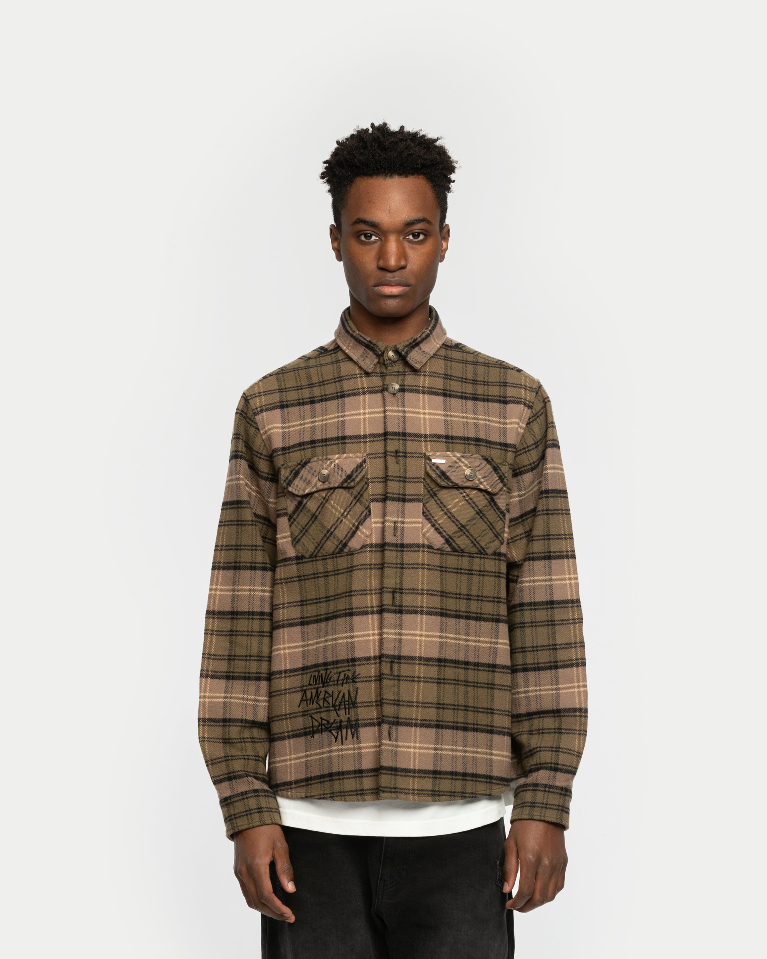 Warning Flannel Shirt