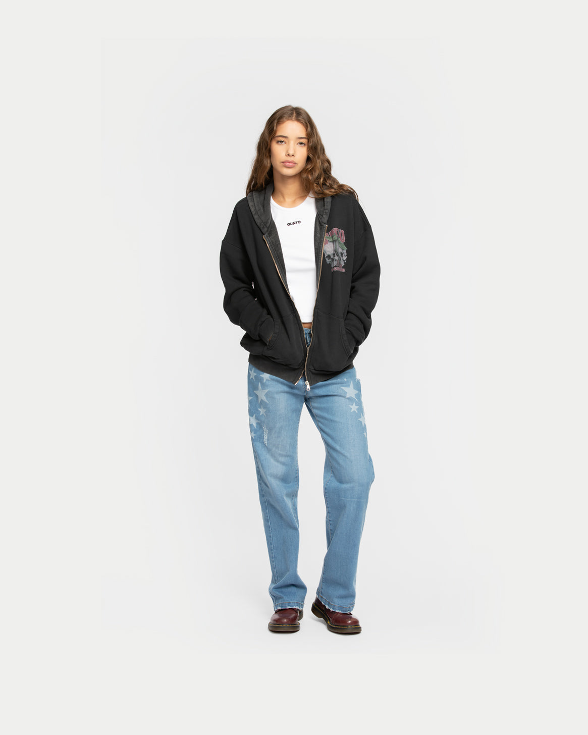 Wild Cherry Zip Hoodie