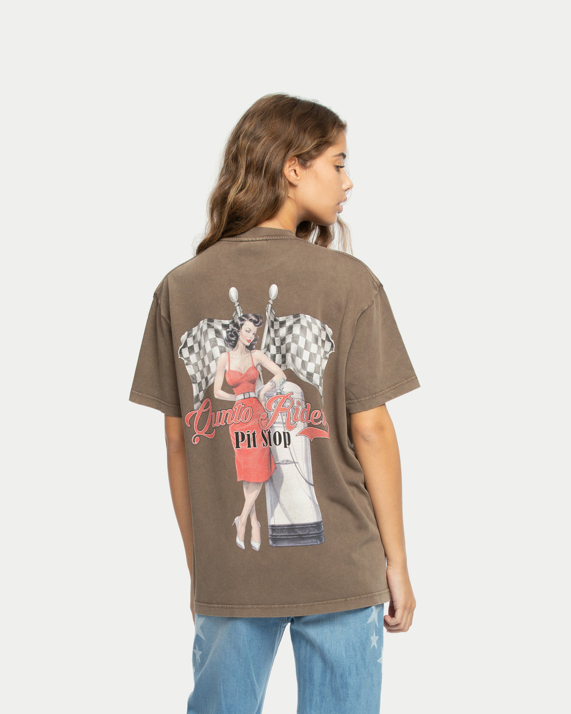 Pit Stop T-Shirt Mad Brown