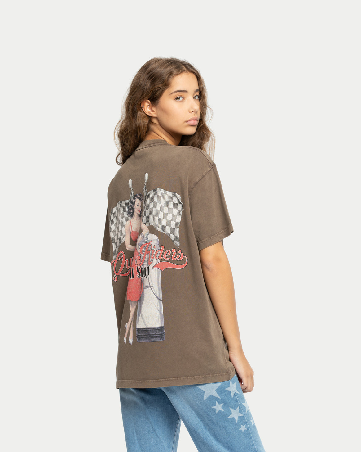 Pit Stop T-Shirt Mad Brown