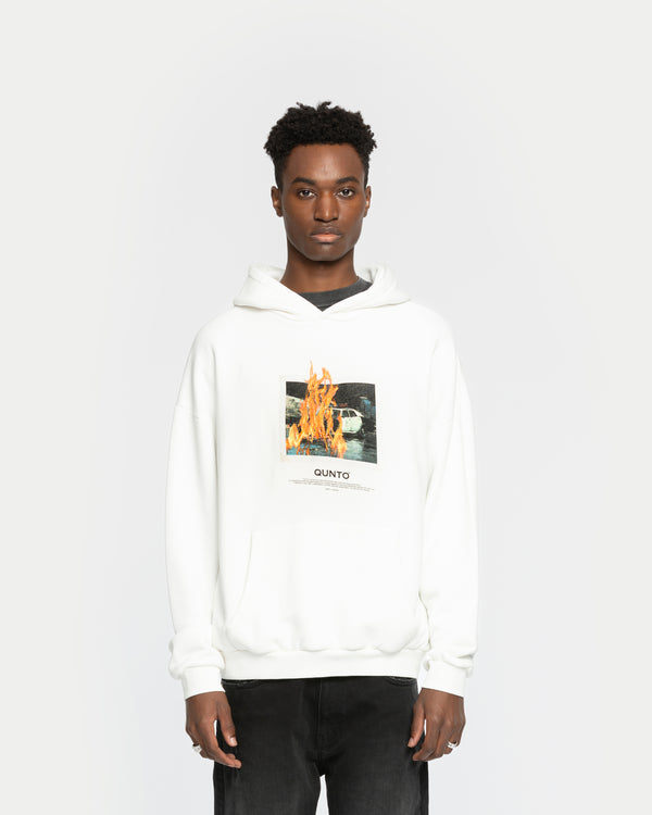 SERVE AND PROTECT HOODIE WHITE