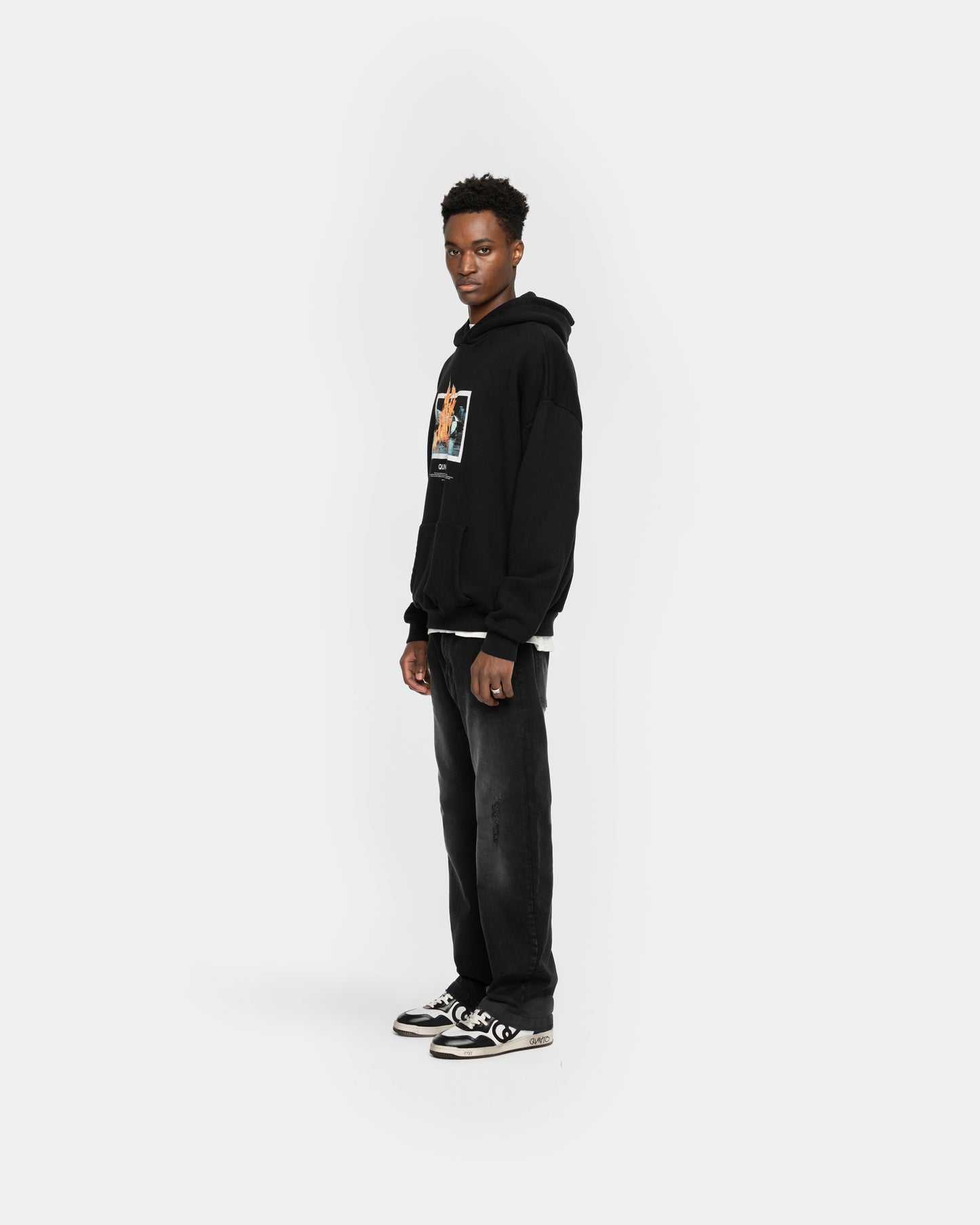 SERVE AND PROTECT HOODIE BLACK