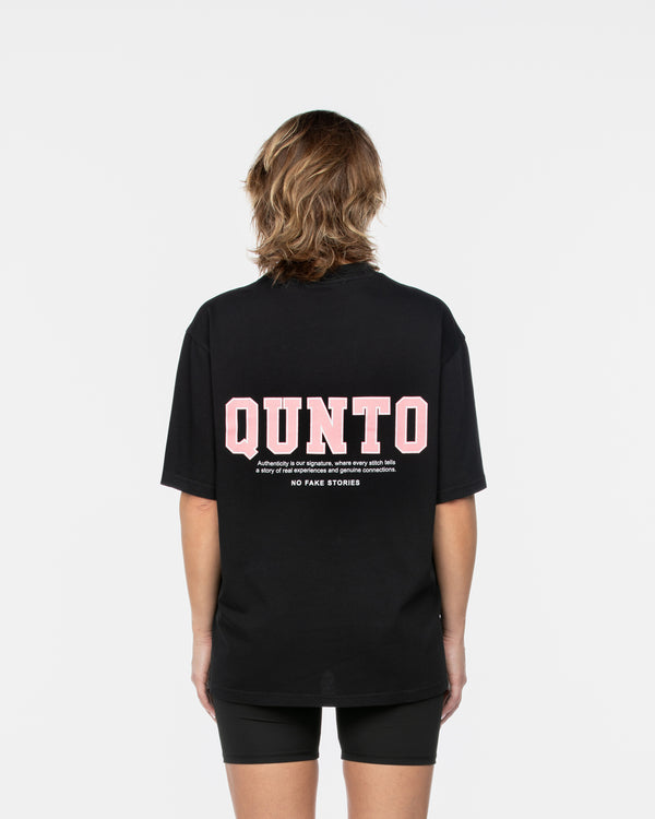 Qunto T-Shirt Be Authentic Pink