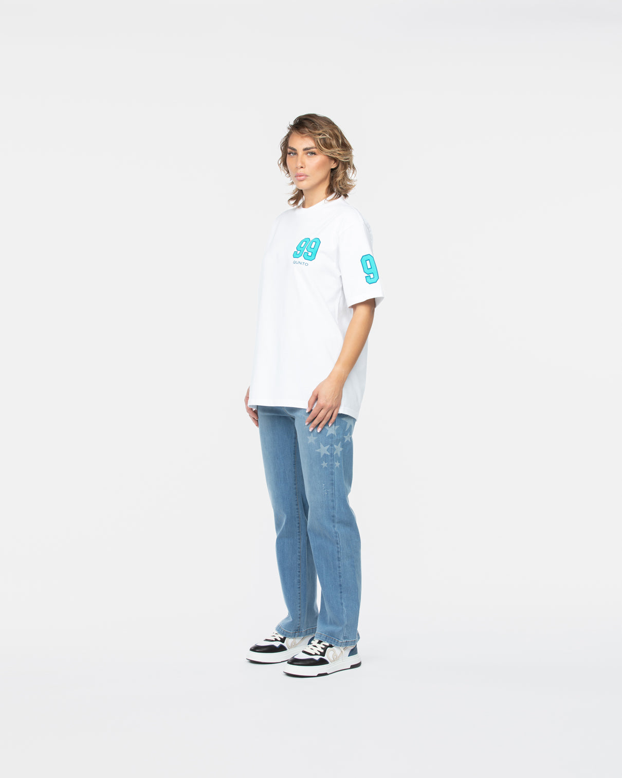 Qunto T-Shirt 99 Problems Tiffany Blue