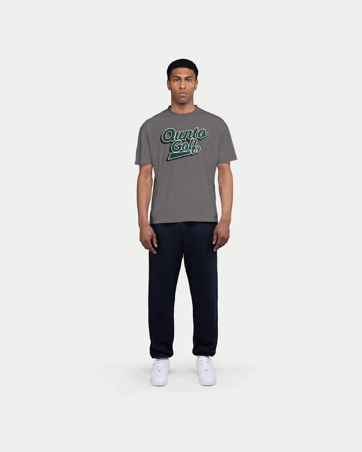 Dark Green Logo Golf T-Shirt