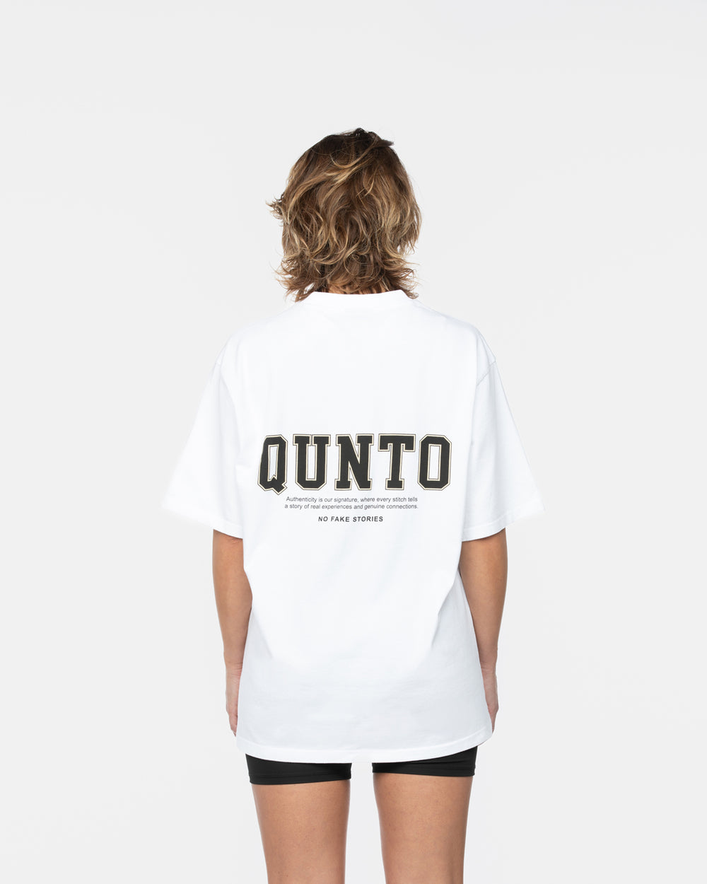 Qunto T-Shirt Be Authentic Black