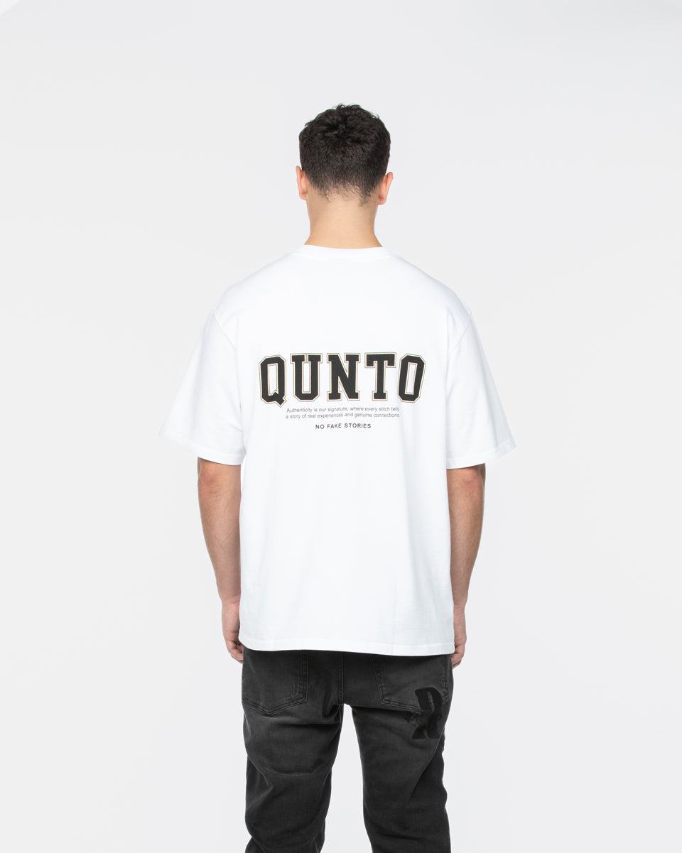 Qunto T-Shirt Be Authentic Black