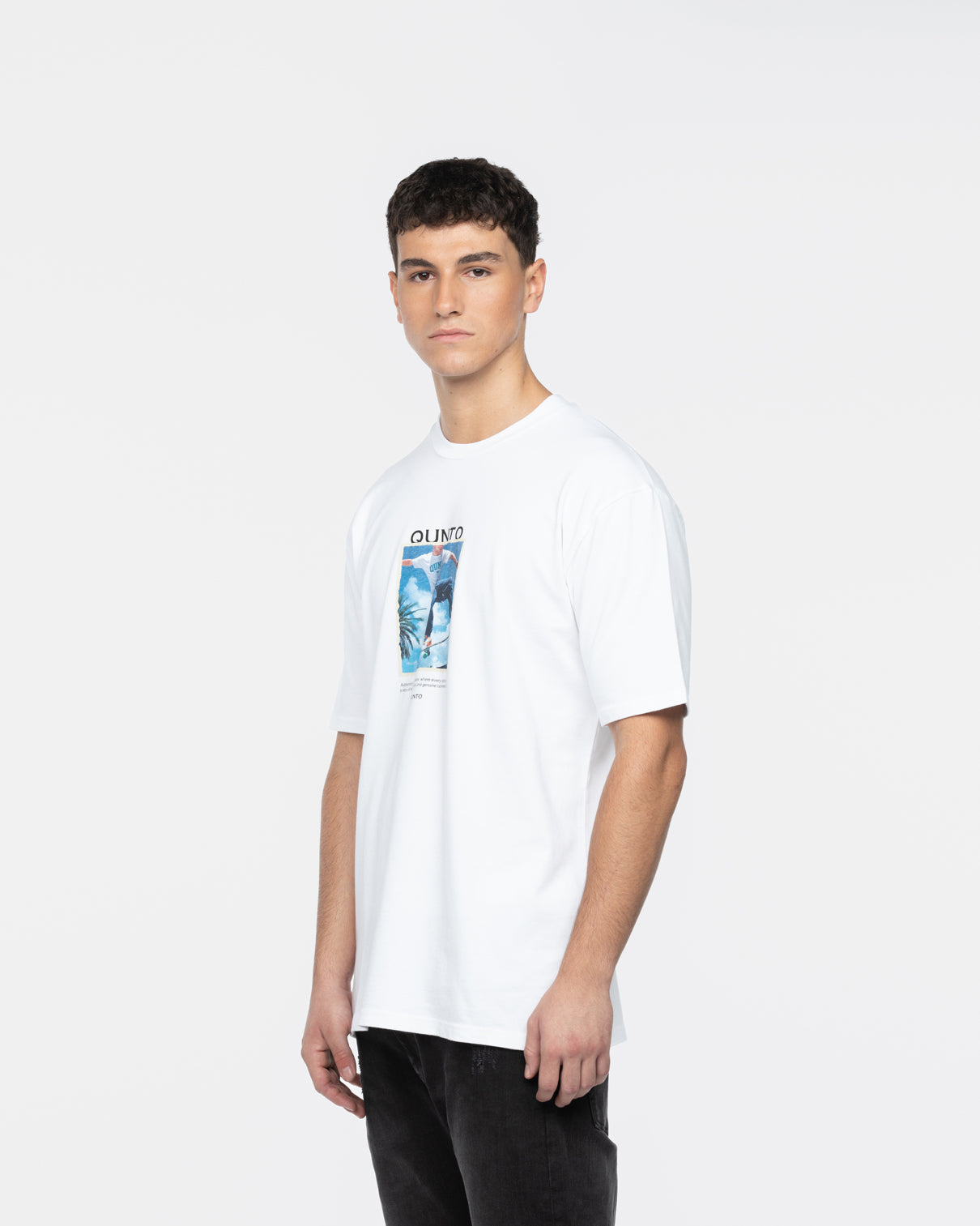 Qunto SK8 T-Shirt White