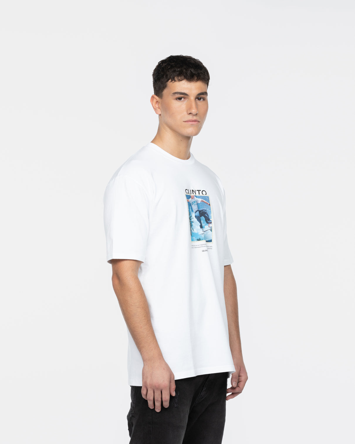 Qunto SK8 T-Shirt White