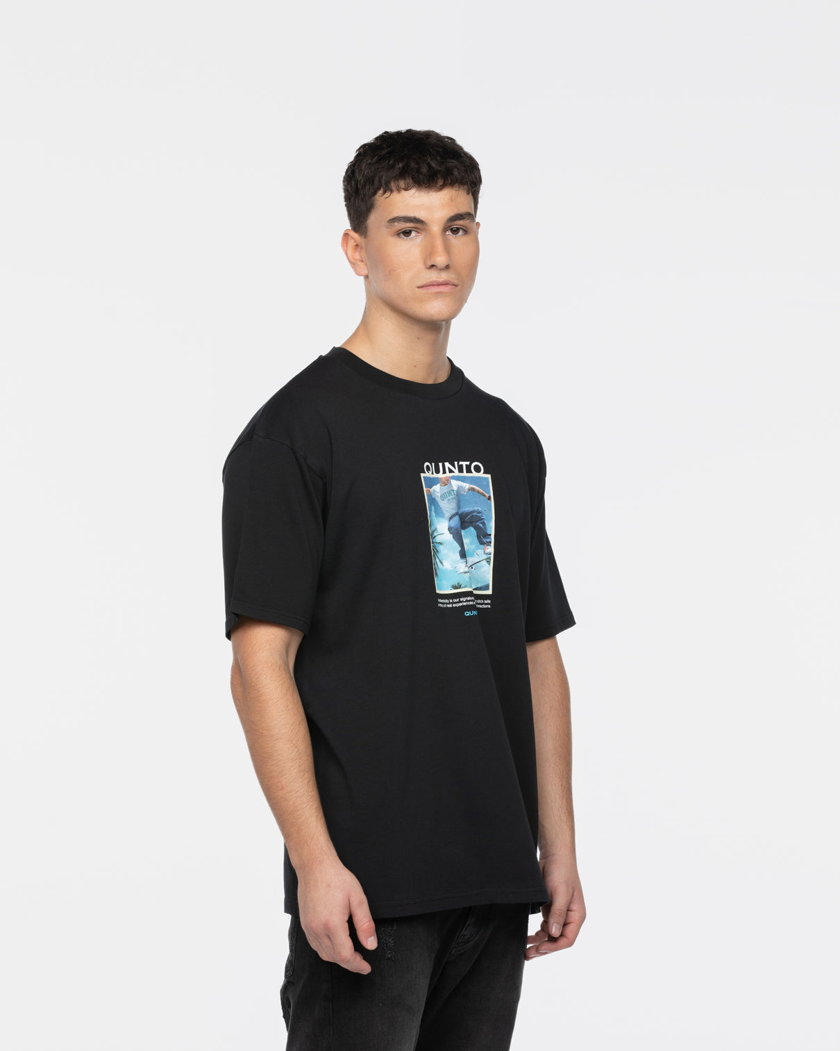 Qunto SK8 T-Shirt Black