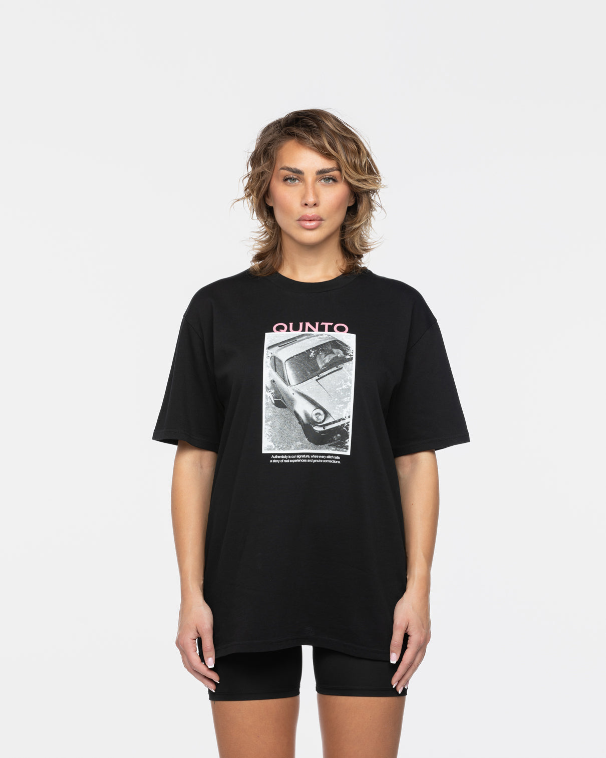 Qunto T-Shirt Black Car