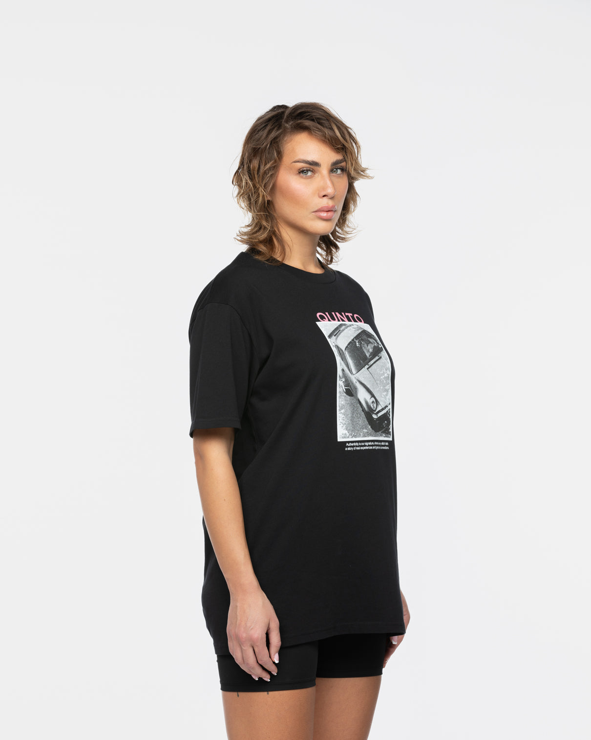 Qunto T-Shirt Black Car