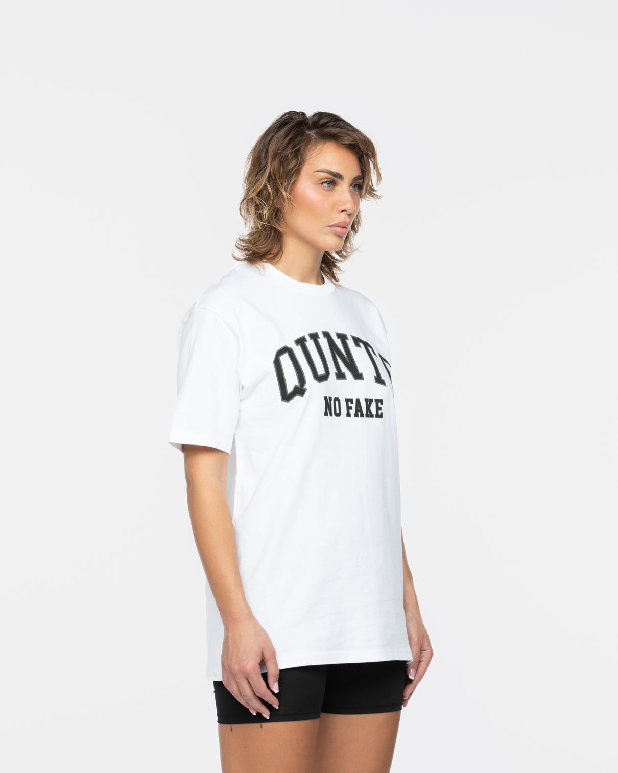 Qunto T-Shirt No Fake White