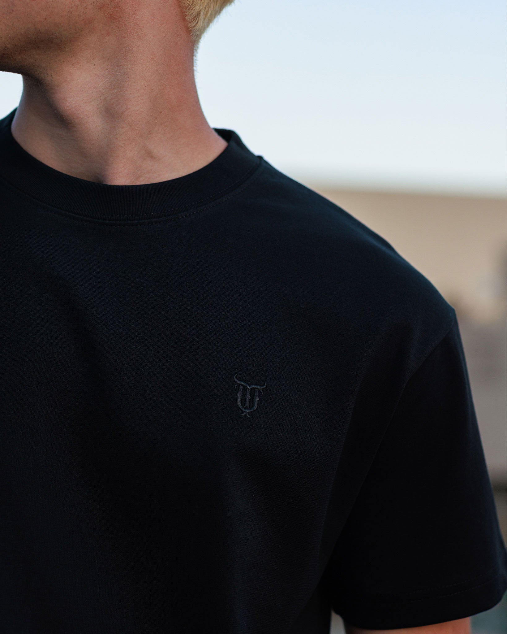 Basic Slim T-Shirt / Black