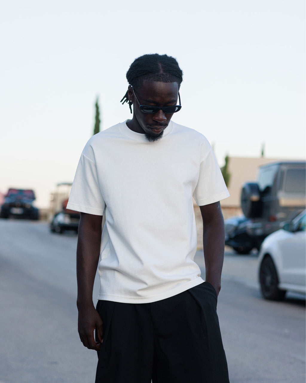 Basic Slim T-Shirt / White