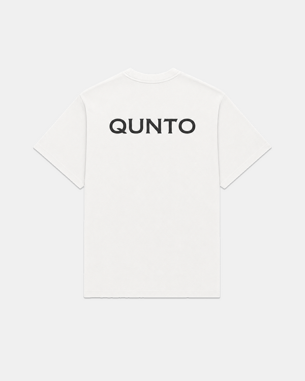 Back Logo T-Shirt / White