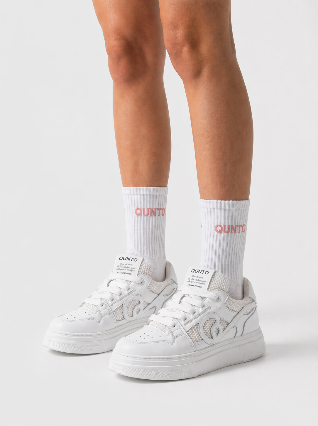 Pink Logo Socks
