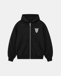 QT Pearl Zip Hoodie Black