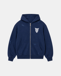 QT Pearl Zip Hoodie Blue