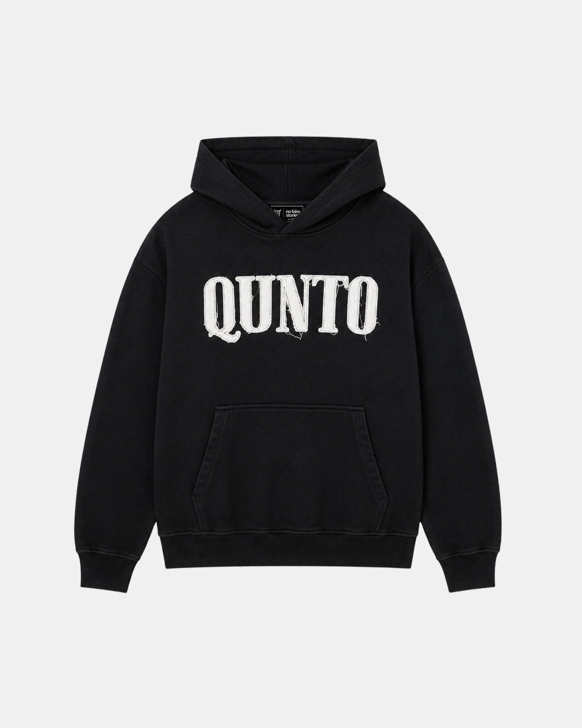QUNTO C Logo Hoodie Black