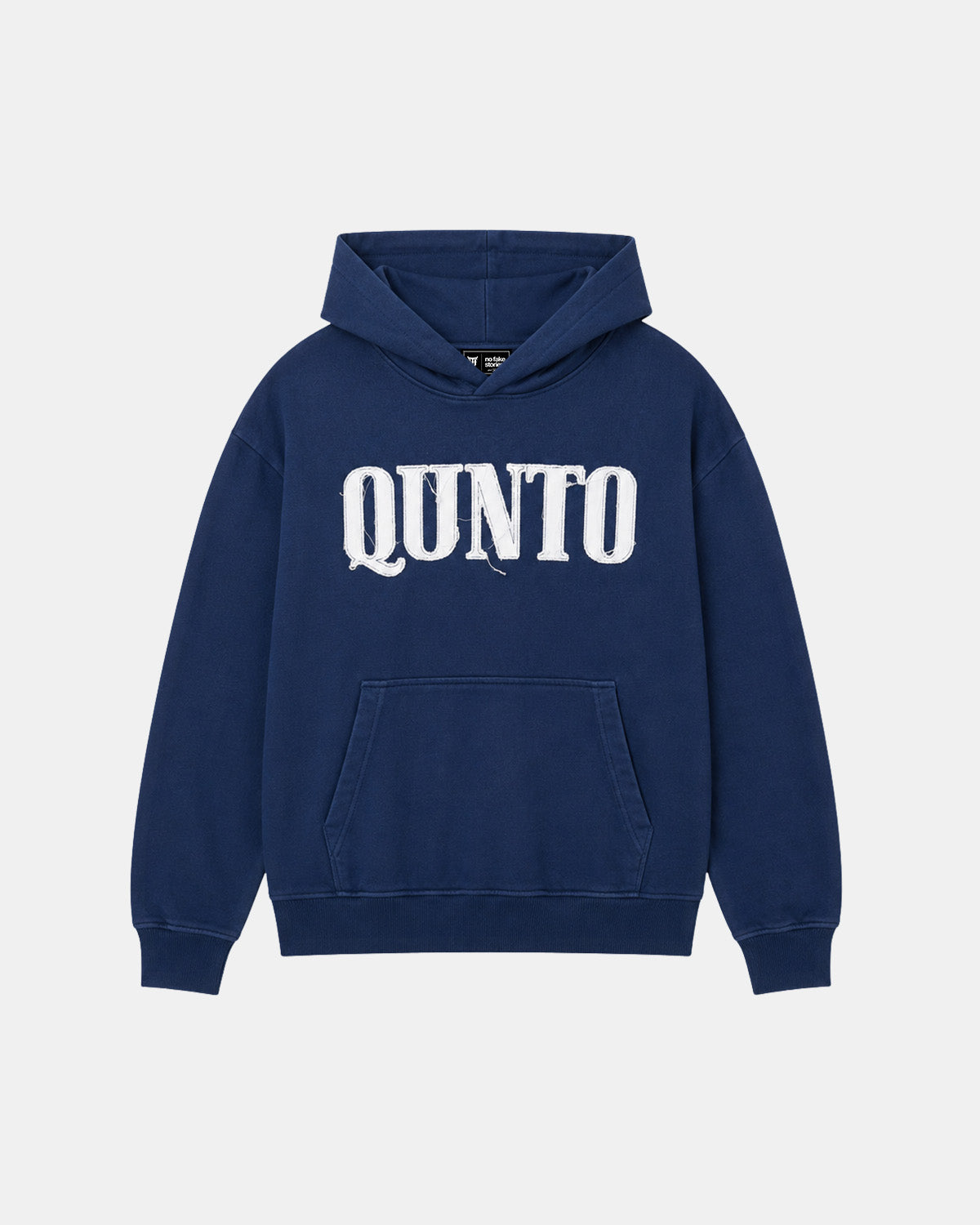 QUNTO C Logo Hoodie Blue