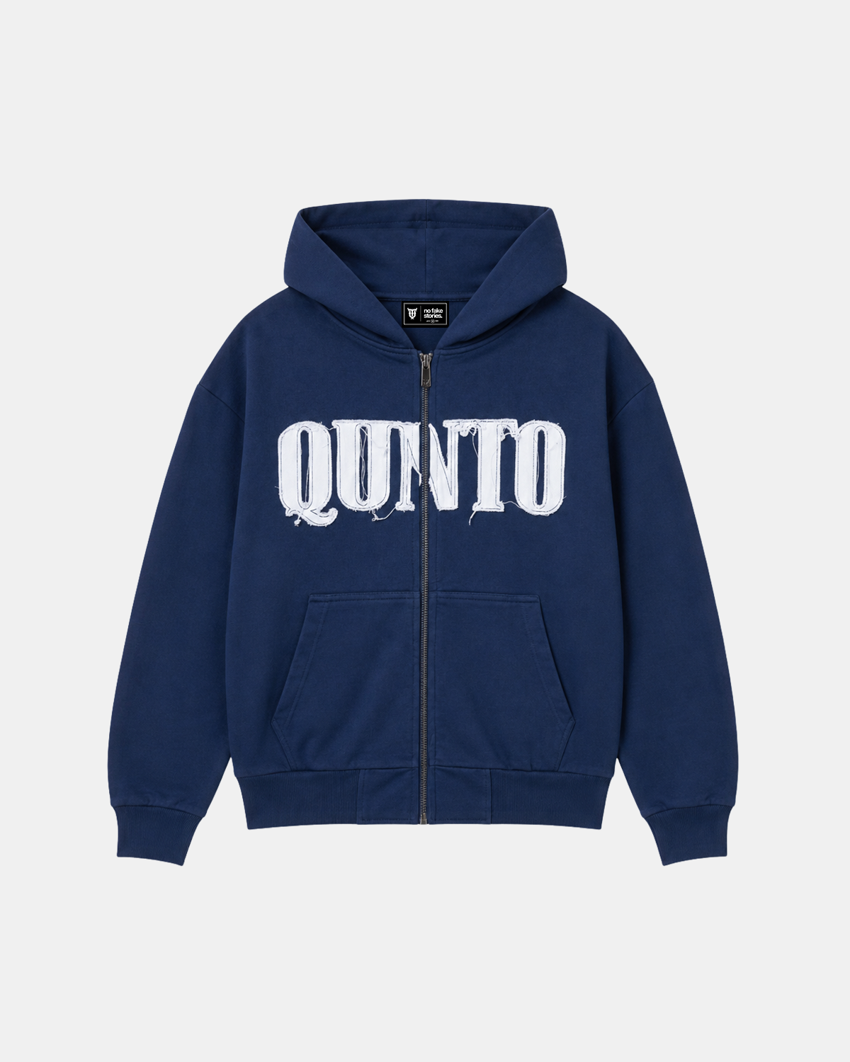 Classic Zip Hoodie Blue
