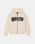 Classic Zip Hoodie Cream